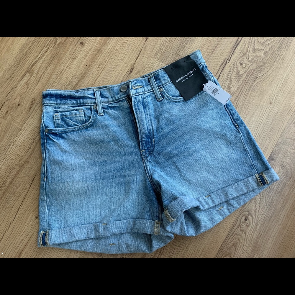 NWT High Rise Denim Shorts